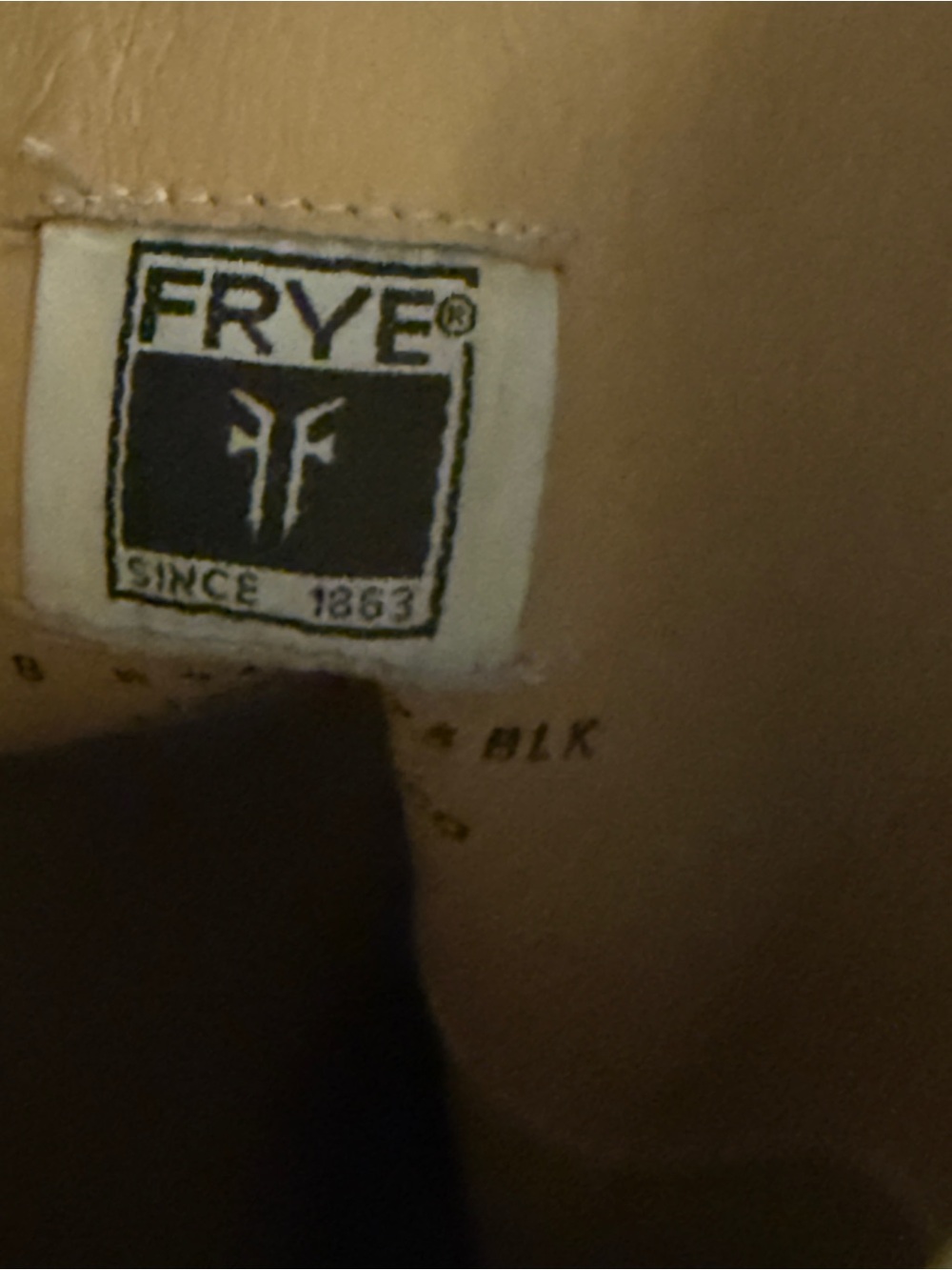 Frye Black Leather Tall Western Riding Boots - Picture 5 of 5